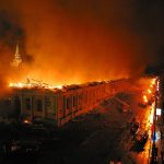 موسكو تحترق ومبانيها تنهار بعد تزويد أوكرانيا بطائرات اروبيه